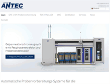 Tablet Screenshot of antec.de