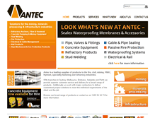 Tablet Screenshot of antec.com.au